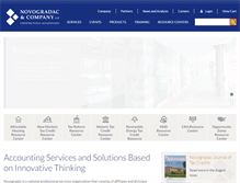 Tablet Screenshot of novoco.com